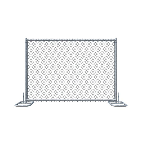 temporary panel fencing are made from weather-resistant materials to withstand harsh weather